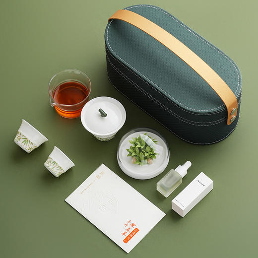 【非遗陶瓷手捏花传承】2026 马年富竹节节高套组 商品图1