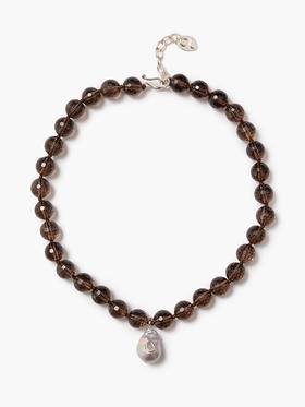 订购6周到｜Chan Luu-OASIS-绿洲 烟晶 巴洛克珍珠 串珠 项链［美国设计师］