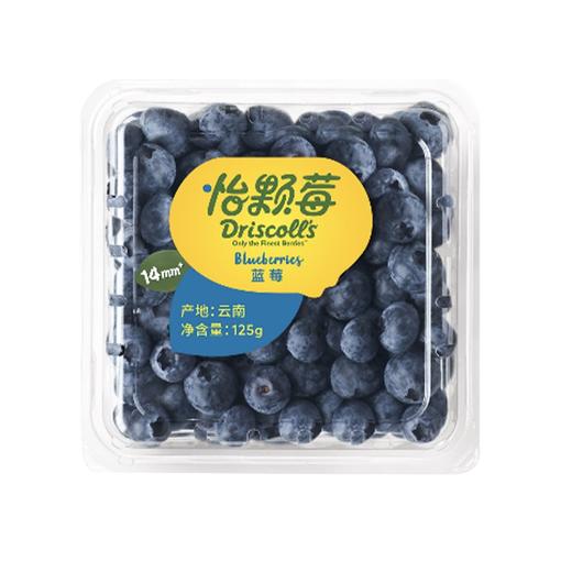 Driscoll’s怡颗莓-云南蓝莓中果4盒装(单盒125g 果径14mm+) 商品图0