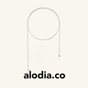 【春夏新款】alodia.co 品牌直发 掠影银河白水晶水滴毛衣链 意大利工艺长期主义简约高级感