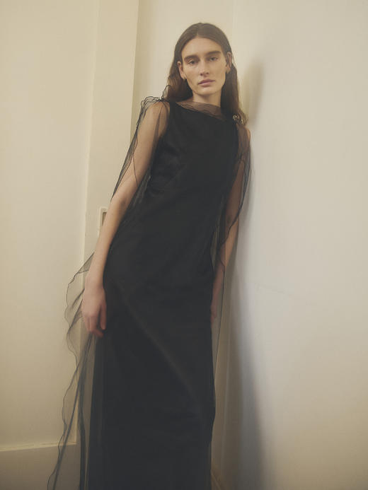 VC｜HD25019 Jasmine silk dress [ 连衣裙 黑 ]【HOLIDAY】 商品图4