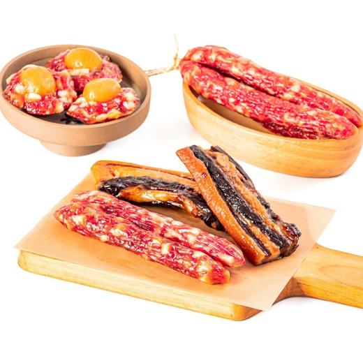 【金桑叶】四方来财腊味礼盒600g 商品图1