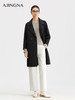 【商场同款】阿菁娜冬季新款松弛感直筒大衣双排扣双面绒面料大贴袋设计A30D511105 商品缩略图2