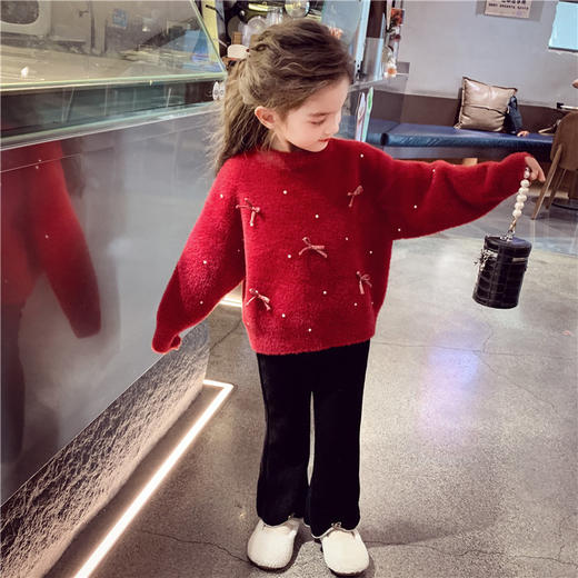 【俏墨洋气儿童宽松慵懒针织衫】满满冬日氛❤真的是一眼就心动🤗日常的高品质童装‼内搭或外穿都完美‼-MMTYS 商品图2