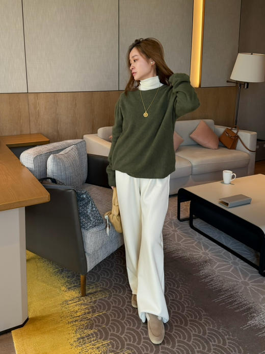 2512217    “糯米裤” 一体绒加厚冬款裤 直筒 商品图8