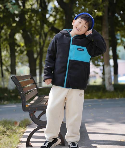 降温直接冲加绒版‼️‼️一条过冬【经款儿童刺绣加绒卫裤】A类亲肤，上身舒适度拉满 商品图1