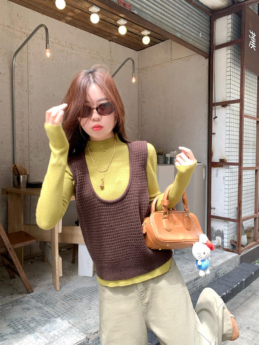 <曾小咸推荐>现货秒杀！微信超特价！韩系3色长袖打底针织衫 日常99.99/件 立减30 秒杀69.99/件！！ 商品图9