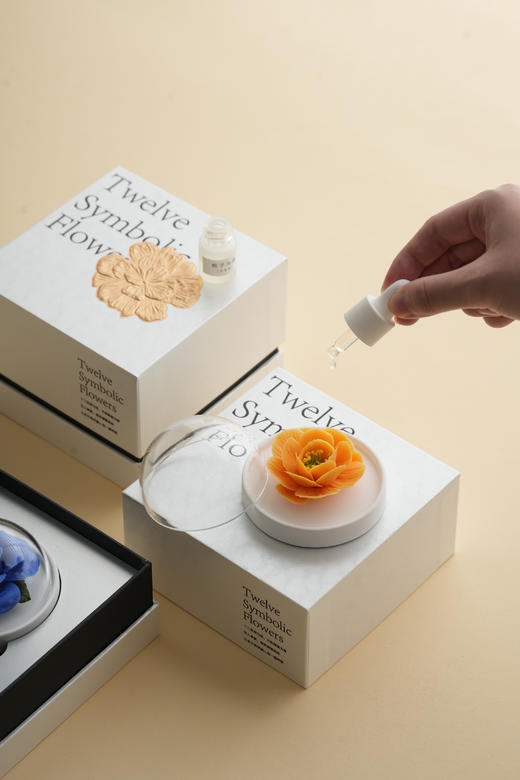 【非遗陶瓷手捏花传承】2026 十二花神 迷你手捏花扩香器 商品图2