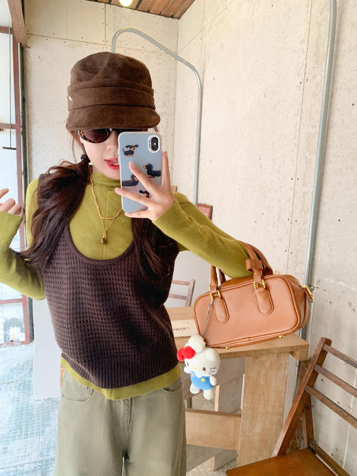 <曾小咸推荐>现货秒杀！微信超特价！韩系3色长袖打底针织衫 日常99.99/件 立减30 秒杀69.99/件！！ 商品图5