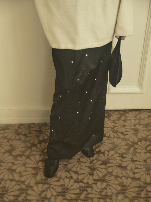 VC｜AW25027 Cosmo embellished skirt [ 半身裙 黑 ]【HOLIDAY】 商品图4