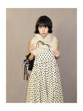 Kaiy Xiao 绒雪杏仁星星双面围脖