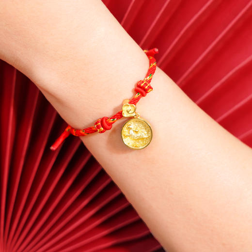 (爆款预售)2026马年春晚生肖手串 总台文创授权 含20粒足金转运珠 趣味“零点报时”设计 商品图10