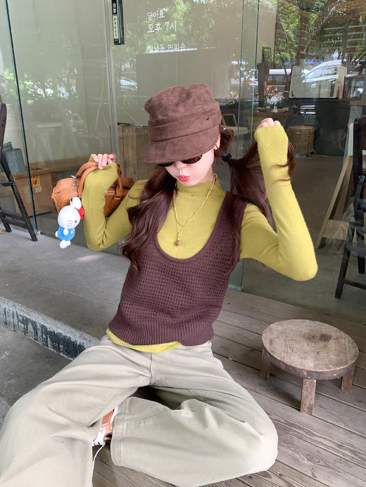 <曾小咸推荐>现货秒杀！微信超特价！韩系3色长袖打底针织衫 日常99.99/件 立减30 秒杀69.99/件！！ 商品图6