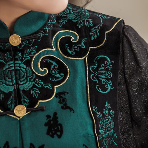 【林栖设计小店】福意绵绵|马甲恭王府联名丝棉2026早春新款背心女1961004 商品图9