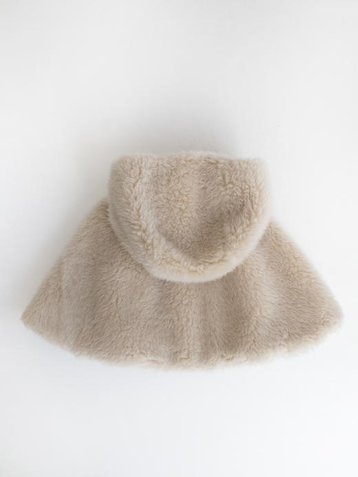 Kaiy Xiao 蘑菇姑娘 绒雪杏仁双面斗篷 商品图7