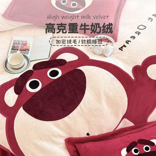 直发 清仓 纯捡漏 高克重牛奶绒四件套【迪士尼的四件套】 商品图1