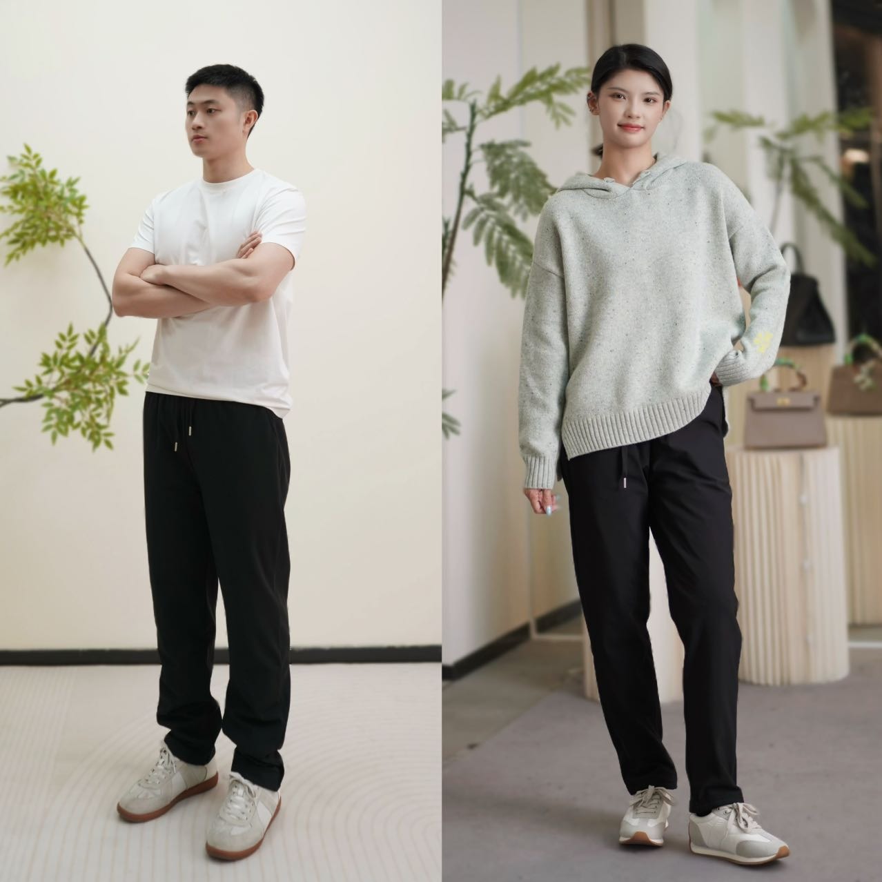 【男女同款三防面料羽绒软壳裤】锁温像抱暖炉🛡️冬天裤子选对=少穿三条秋裤❗️🔥90白鸭绒+三防面料，显瘦保暖双buff直接拉满🥰-20℃也能潇洒出门❣️1217