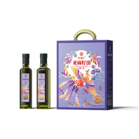纳福汇（家福）亚麻籽油礼盒500ml*2
