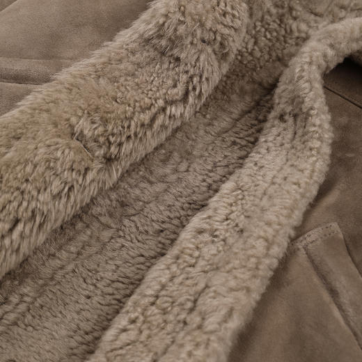 ROMI STUDIO冰岛绵羊皮细腻绒面皮毛一体蓬松毛面皮草 RWCWW87379 商品图3