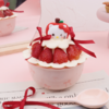【KT猫 lucky草莓碗】HelloKitty草莓碗蛋糕，是少女心的专属浪漫。粉嫩的瓷碗、可爱的Kitty装饰，搭配酸甜的草莓和柔软的奶油，每一口都是甜蜜的暴击（深圳幸福西饼） 商品缩略图1