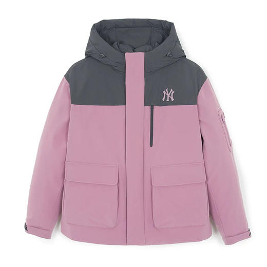 【秒杀价已调 直接拍】MLB 新款 工装 情侣 拼色羽绒服 商品图8