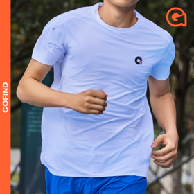 果凡速干衣户外登山无缝压胶跑步透气速干跑步健身冰爽跑步短袖t恤GTD11229