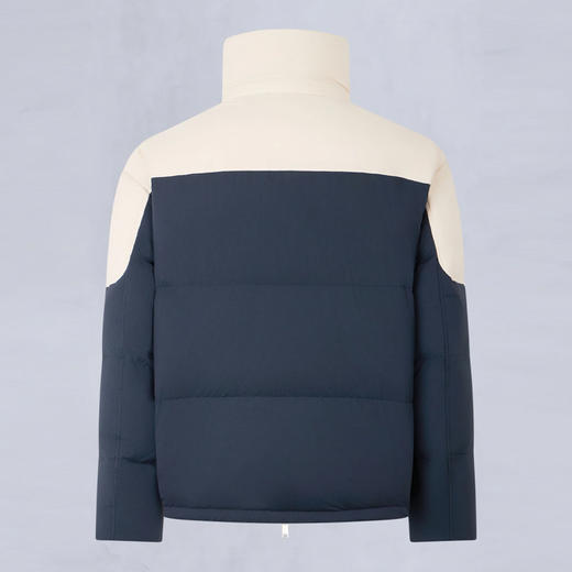 MOOSE KNUCKLES 男士金属驼鹿指节徽标绗缝羽绒服 蓝色 M35MJ107 1850 商品图1