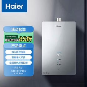 海尔（Haier）【WG6】16升燃气热水器天然气家用智能 JSQ30-16WG6DWMGU1 *