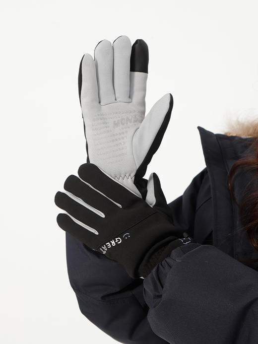 保暖防水厚款弯指女五指手套-纪念日百货门店同款165498505 商品图4