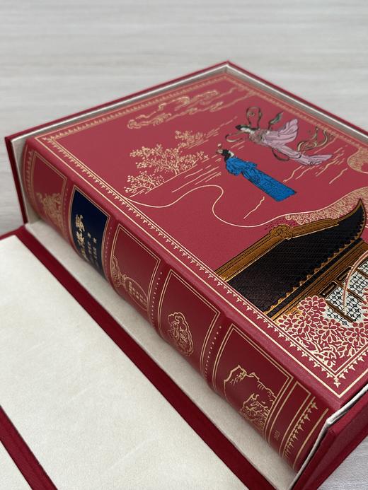 【最后2册真皮定制款】《红楼梦》红色牛皮定制款【限量珍藏巨人版】 商品图2