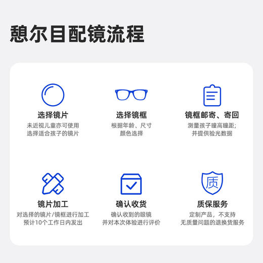 憩尔目作业镜NEARDOT近用棱雾镜 红养双控近用理疗镜（未近视儿童专用） 商品图6