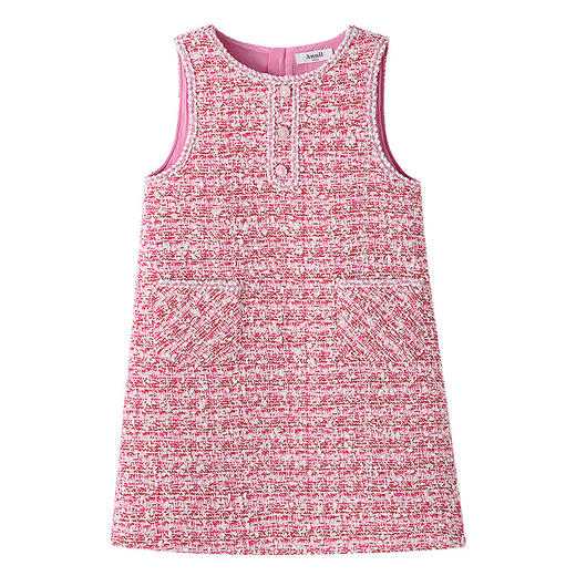 【实体店同款】女童无袖礼裙春季新款安奈儿童装AG613019 商品图6