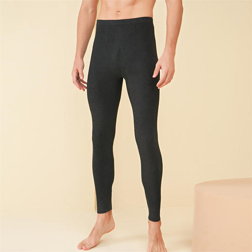 爱帝男式蓄热暖竹绒中厚保暖秋裤单条裤子 商品图0