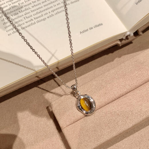 【微信专享款】ARSIS｜秘密花园系列 虎眼纳财吊坠项链 商品图3