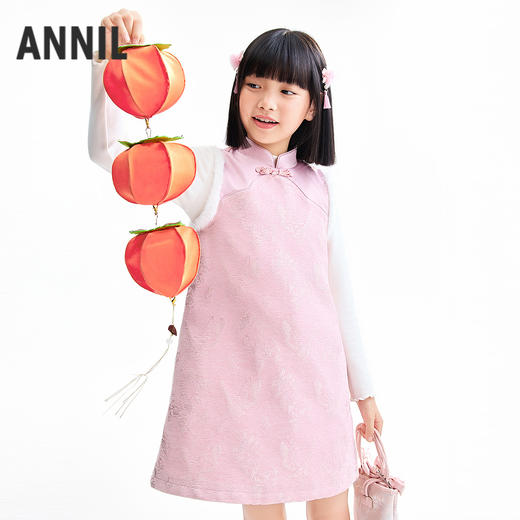 【实体店同款】女童无袖连衣裙春季新款安奈儿童装AG613023 商品图2