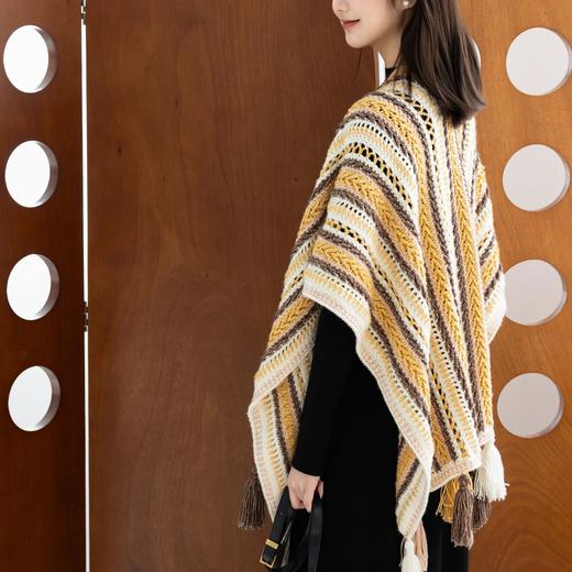 苏苏姐家煦色披肩手工DIY编织钩针钩针毛线团自制材料包 商品图2