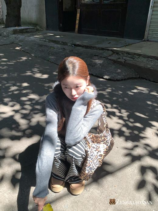 <曾小咸推荐>现货秒杀 ！微信超特价！韩系连帽拉链毛衣 日常189.99 立减100 秒杀89.99！！ 商品图11