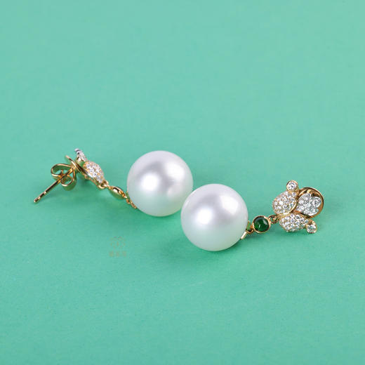 【馥郁】郁金香珍珠耳坠-EZ12405053 商品图4