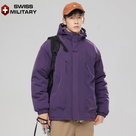 瑞士军工SWISS MILITARY 石墨烯防水防风情侣款户外保暖冲锋棉服 845 商品图2