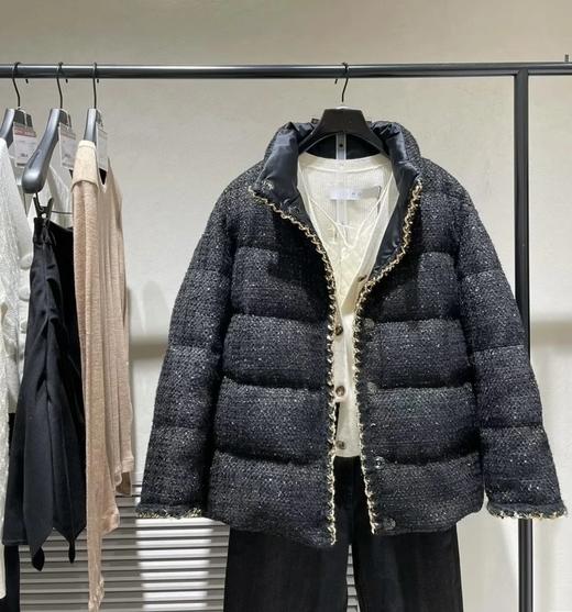 重磅渠道  香风粗花呢羽绒  IR家  白鹅绒 法国进口粗花呢面料 商品图0