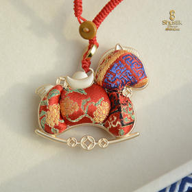 锦马前程新年圣诞礼物#马上添喜#马上有钱#蜀锦瑞马新年圣诞礼物