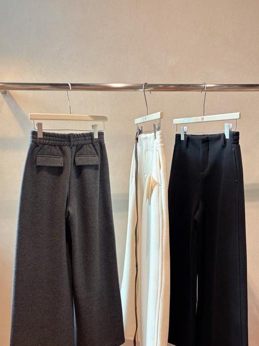 PIANAI冷小姐# 4色加绒加厚A版显瘦阔腿裤 商品图5