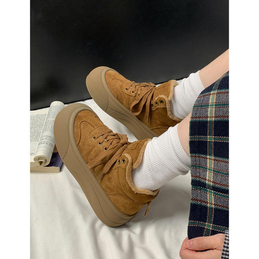 【YW】无忧购冬季新款厚底百搭时尚加绒舒适保暖棉鞋MIS-6253（截单后3-5天发货） 商品图6