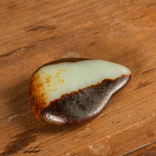 和田玉籽料桃形原石 商品图0