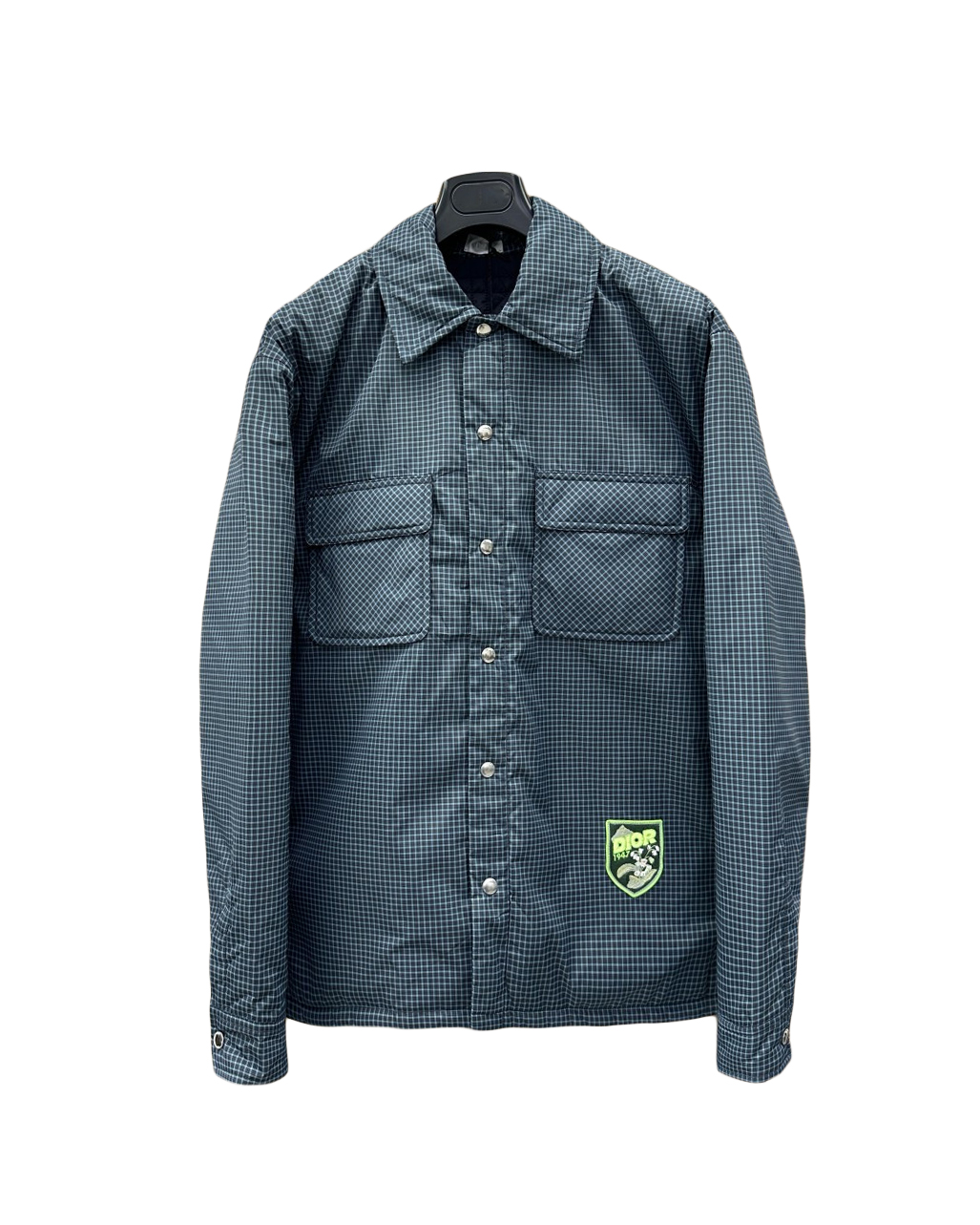 男款格纹衬衫式棉服la010