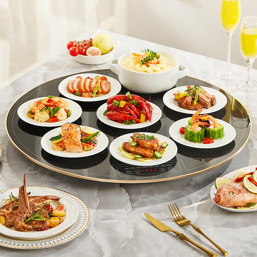 积米智能保温暖菜板  高效聚热，三菜一汤同步保温，多档调控，多款可选，给你桌边的温暖 商品图1