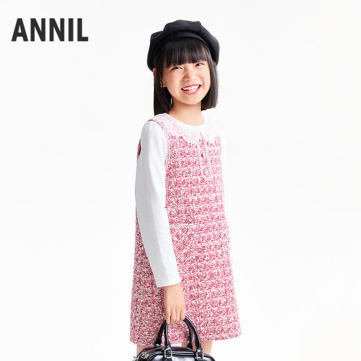【实体店同款】女童无袖礼裙春季新款安奈儿童装AG613019 商品图1