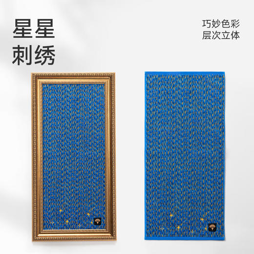 洁玉明耀毛巾 单条礼盒装 蓝色 商品图0