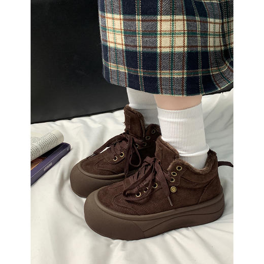 【YW】无忧购冬季新款厚底百搭时尚加绒舒适保暖棉鞋MIS-6253（截单后3-5天发货） 商品图2