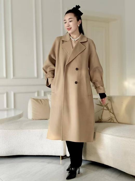 【12.19上新】2色之家羊毛羊绒双面呢大衣·LSQ 商品图1